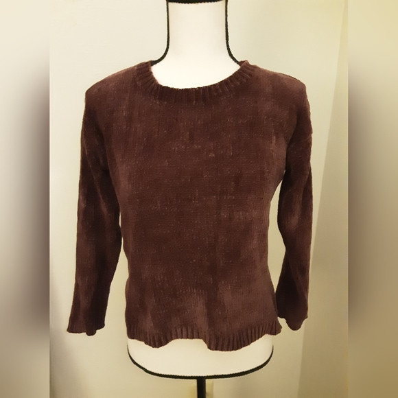 Love by Chelsea Sweaters - Crushed Velvety Sweater